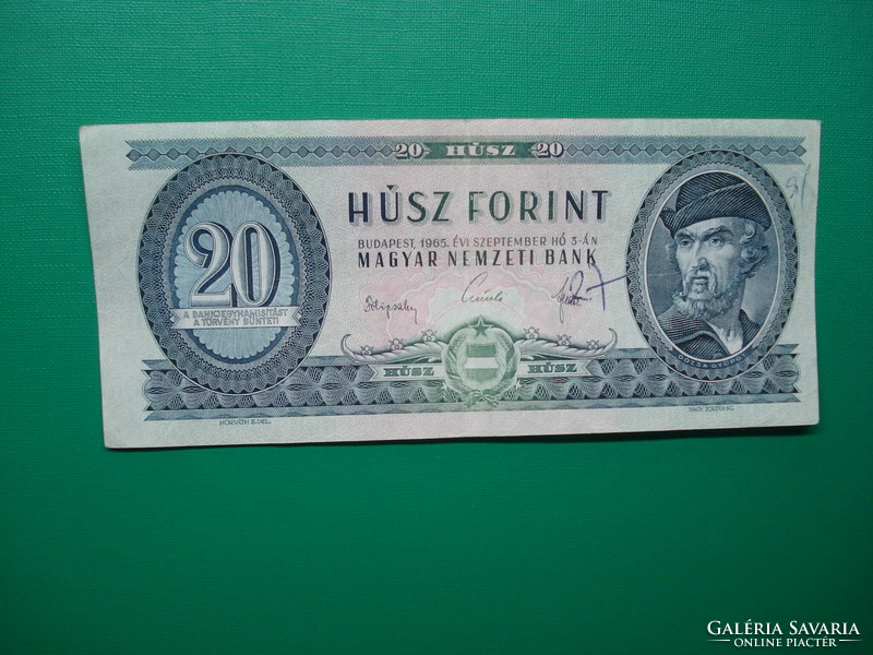 Ropogós 20 forint 1965