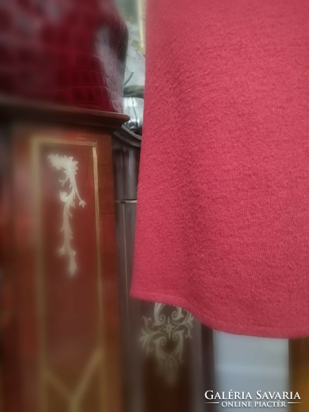 Marlies mithöfer size 40 exclusive fine wool, burgundy red dress