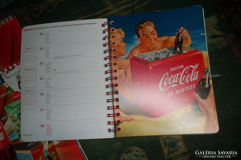 Coca-cola füzet és naptár