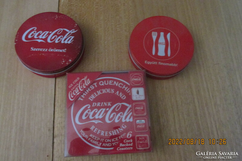 Coca-cola pohár alátétek