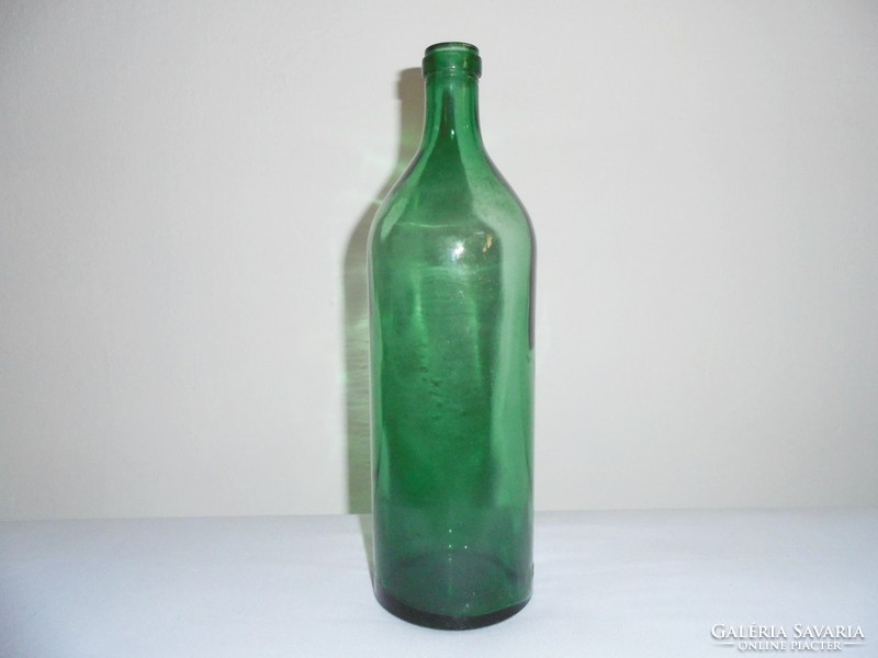 Retro Sötétzöld boros üveg palack - ÁLLAMI PINCEGAZDASÁG MSZ 1871 - 1960-as évekből
