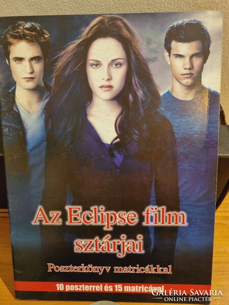 Twilight - Az Eclipse film sztárjai- poszterkönyv matricákkal