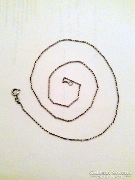 Silver necklace (2) 48cm