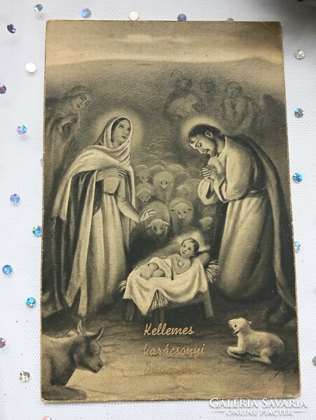 Régi karácsonyi képeslap 1941