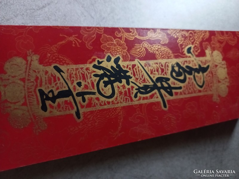 Kínai evőpálcika tartó díszdoboz
