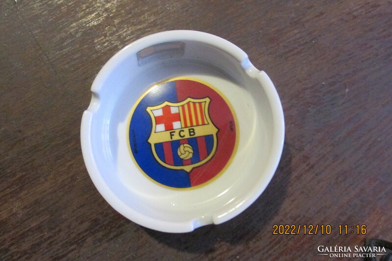 Fc.Barcelona reklám porcelán hamutál