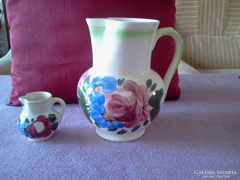 Folk jug in pairs - large and small