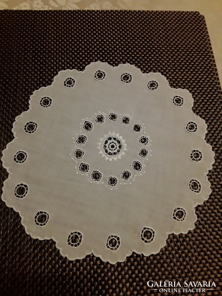 Original Hövej lace tablecloth. 27 cm