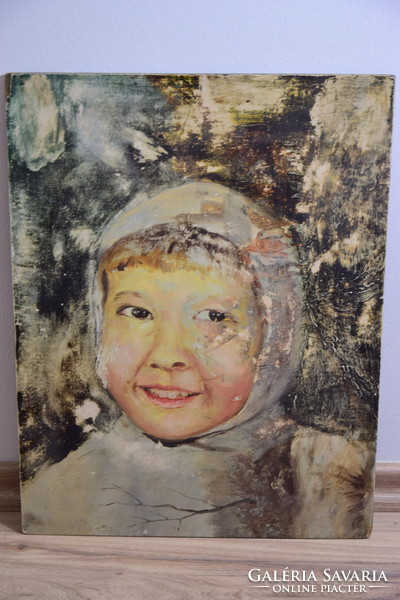 Unknown painter: little girl
