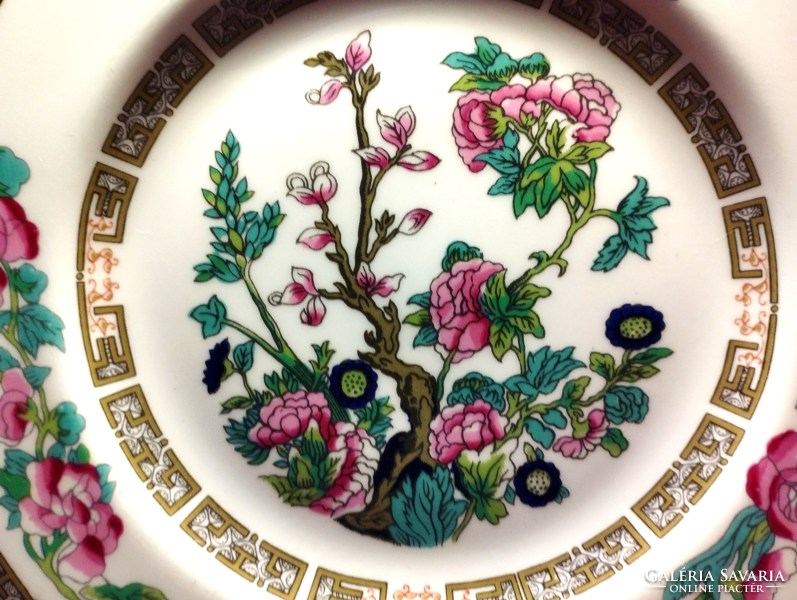 Indian Tree mintás angol porcelán süteményes tányér