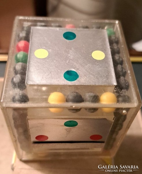 Pionir kocka retro Úttörő Tsz logikai játék + eredeti doboz (rubik stílus)