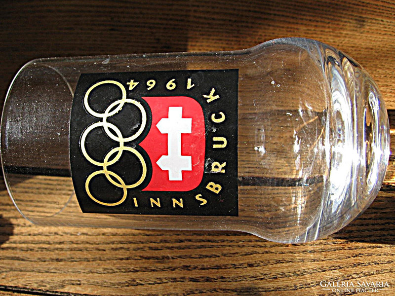 Collector's 1964 Innsbuck Winter Olympics vase, cup