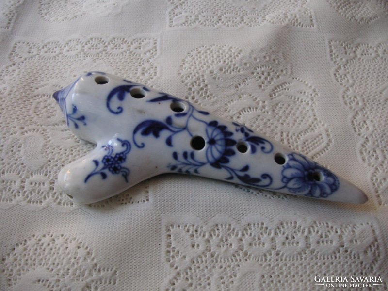 Meissen's antique ocarina, marked but difficult to photograph