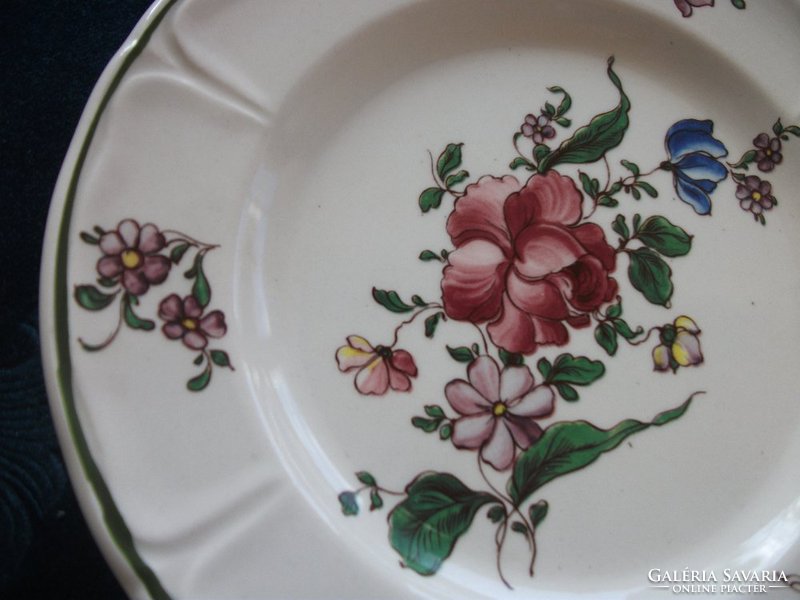 Royal Coppenhagen antik dán virágos tányér-20 cm