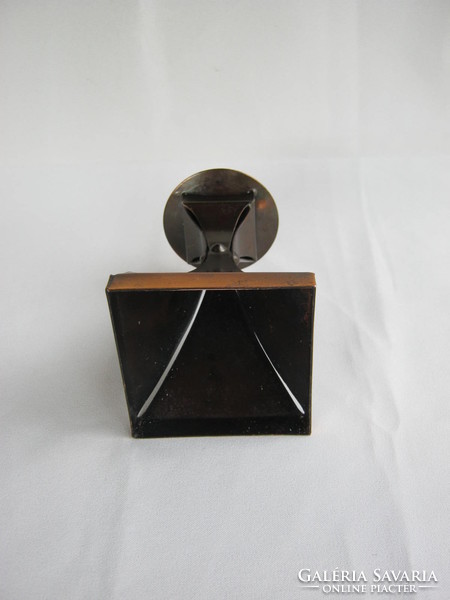 Craftsman art deco copper candle holder