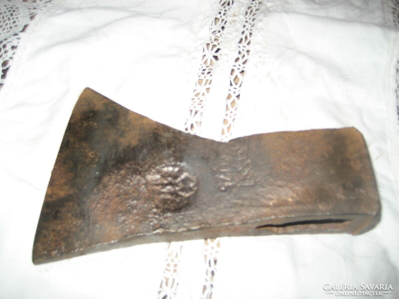 Antique wrought iron axe
