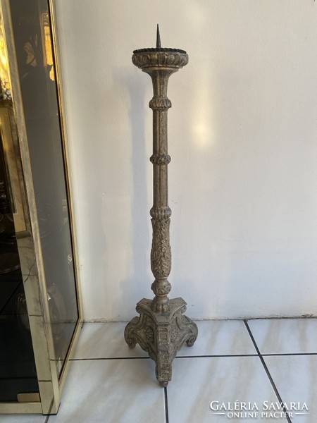 1770 Braid - baroque large carved candle holder
