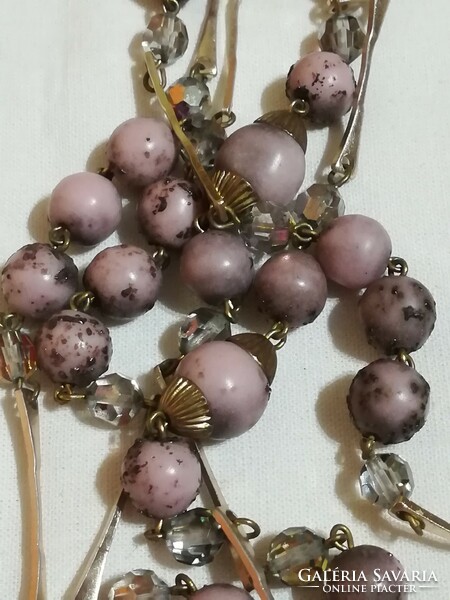 Antique, two-row handmade necklace.
