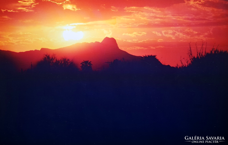 J.R. Jokipii: sunset, 1981 (photo, full size 51.5x41.5 cm)