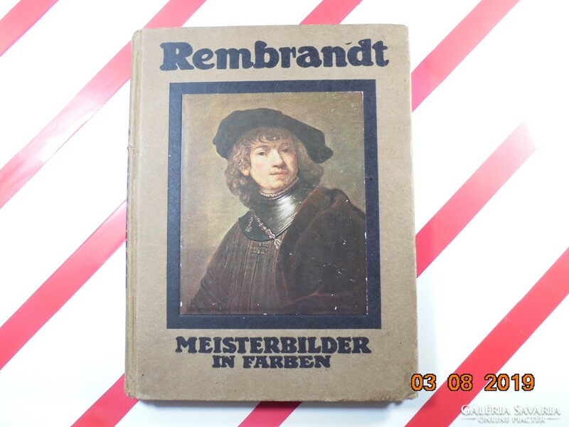 Rembrandt - antique book in German