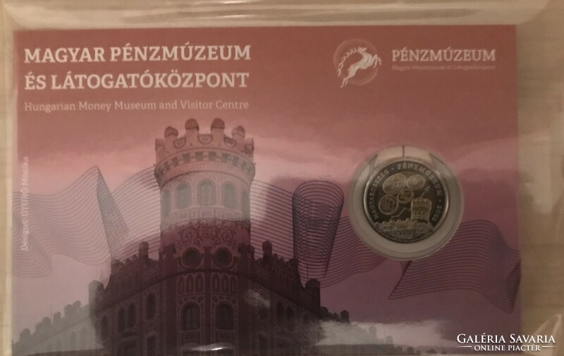 Hungarian Money Museum and Visitor Center commemorative version of 100 HUF circulation coin (no serial number) decoration