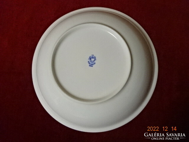 Alföldi porcelain deep plate with a brown stripe, six pieces in one. He has! Jokai.