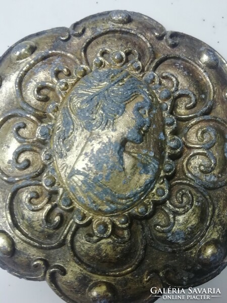 Antique belt buckle gold-plated special piece