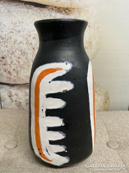 Gorka livia painted - glazed ceramic vase a33