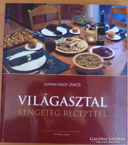 World table - with lots of recipes - great János of Juhani