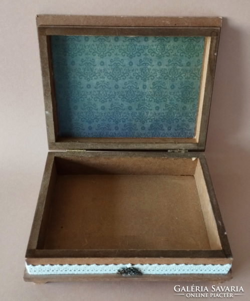 Vintage wooden candy box