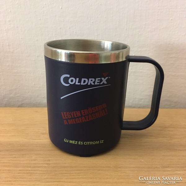 Thermo mug with Coldrex inscription