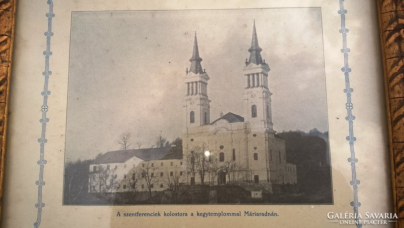 (K) old picture of the Máriaradna monastery