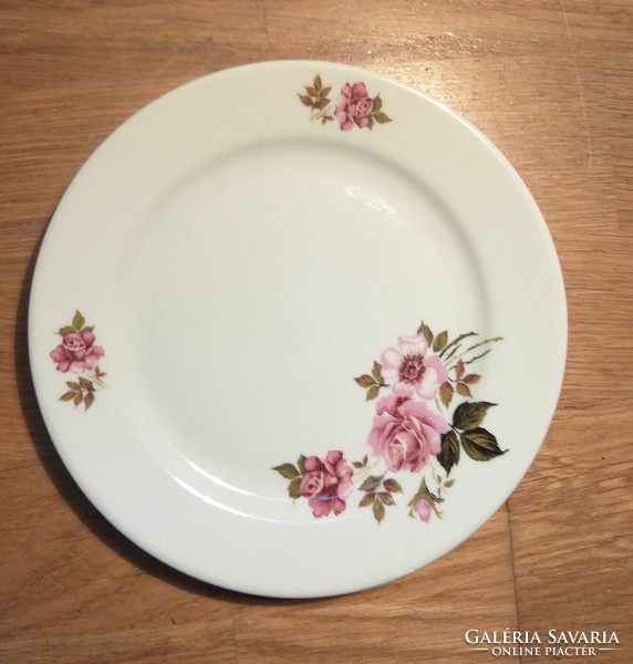 Alföldi porcelain cake plate with rose pattern 17 cm