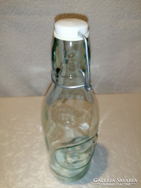Original, Italian, milk bottle with buckle.