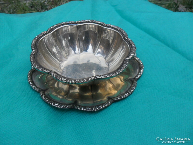 Egyptian silver bowl with bottom