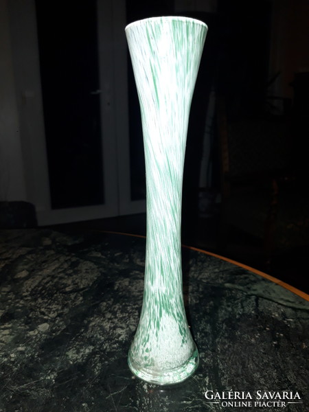 Murano green vase - 26 cm