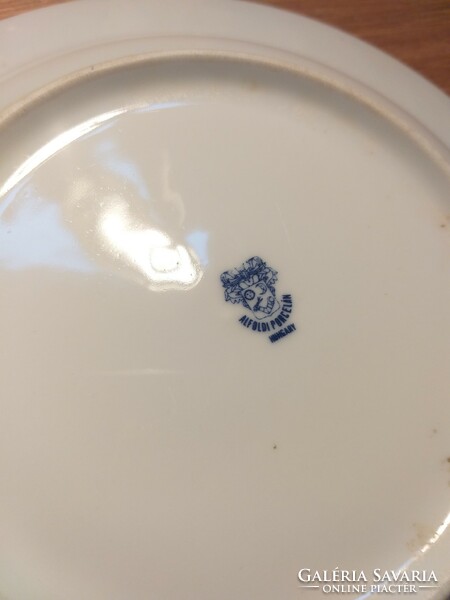 Alföldi porcelain deep plate with brown stripes 22 cm