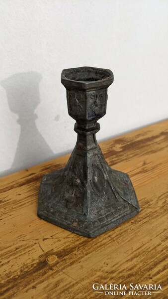 Tin candle holder (12cm)