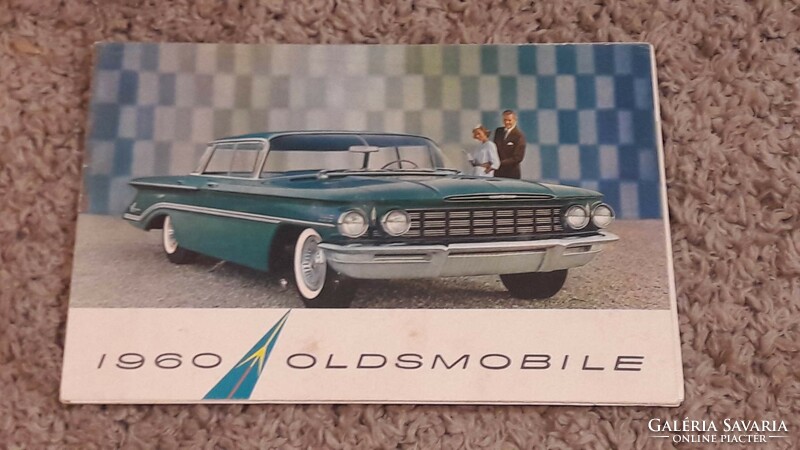 1960 USA car, oldsmobile vintage car brochure, advertising publication