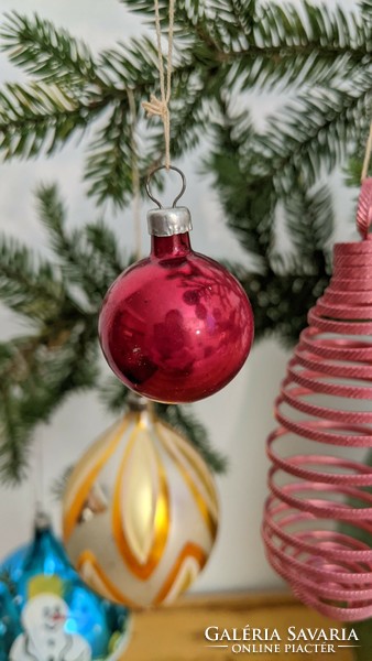Retro Christmas tree decorations