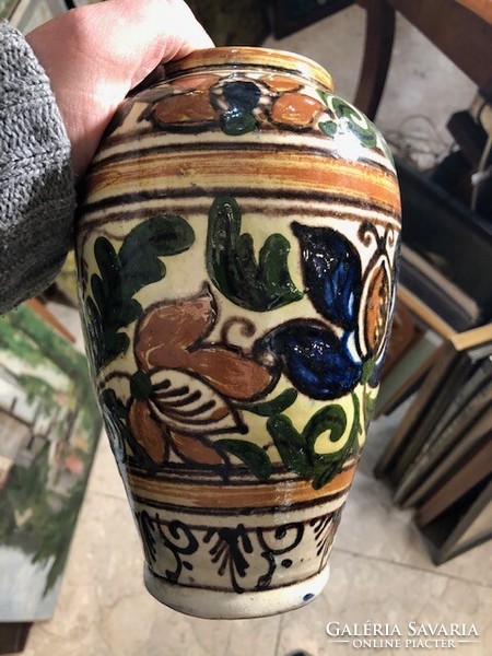 Korondi ceramic vase, signed, 24 cm high, in perfect condition.