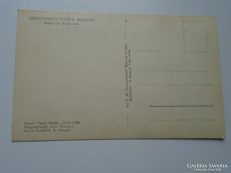 D192330  Régi  képeslap  -    Liezen-Mayer Sándor - Szent Erzsébet   1930k