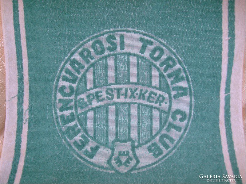 1965 Fradi thick towel relic Ferencváros - Manchester United 2:1 vvk