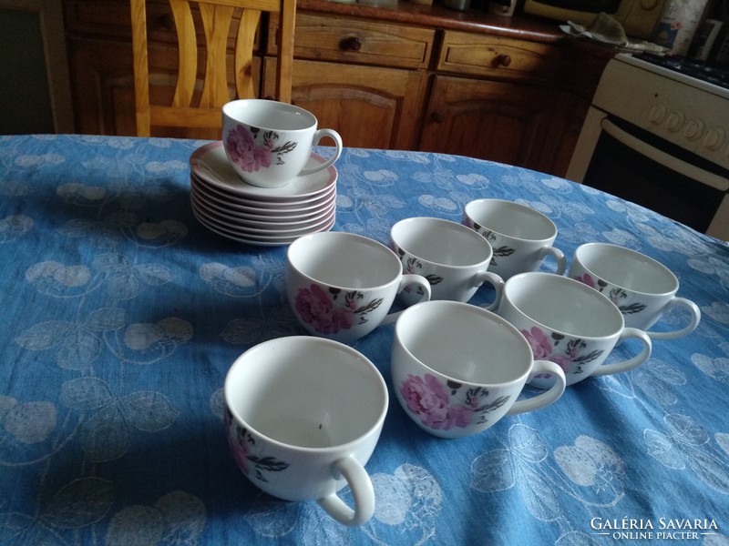 8 személyes porcelán teás készlet, Alkudható