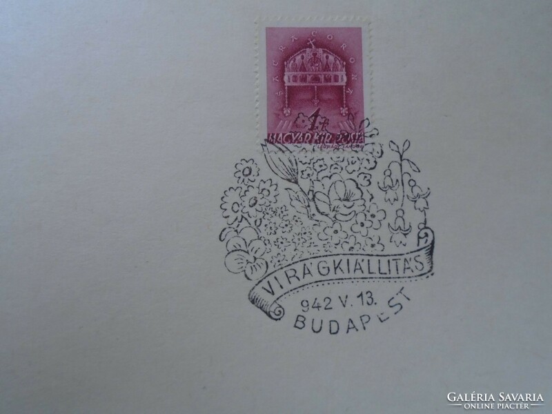 D192450 occasional stamp - Budapest flower exhibition 1942