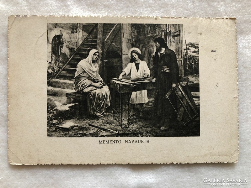 Antique Nazareth - Palestine postcard -2.