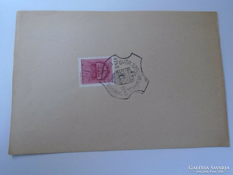 D192458   Alkalmi bélyegzés GYŐR Szabad királyi város  1743-1943