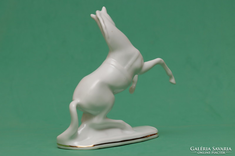 Porcelain art deco prancing horse + free postage!
