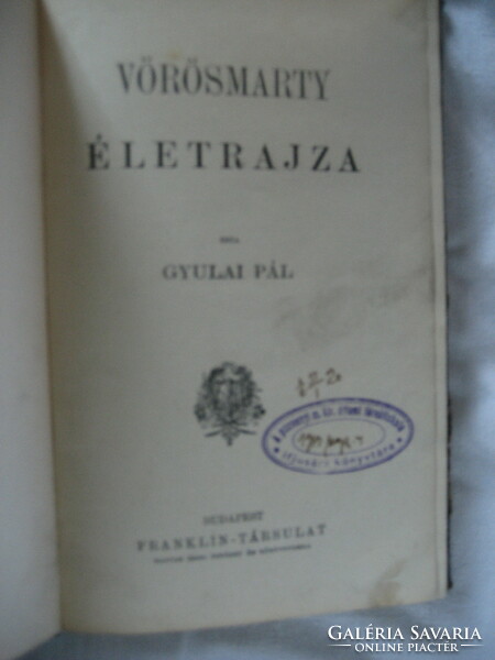 Biography of Vörösmarty