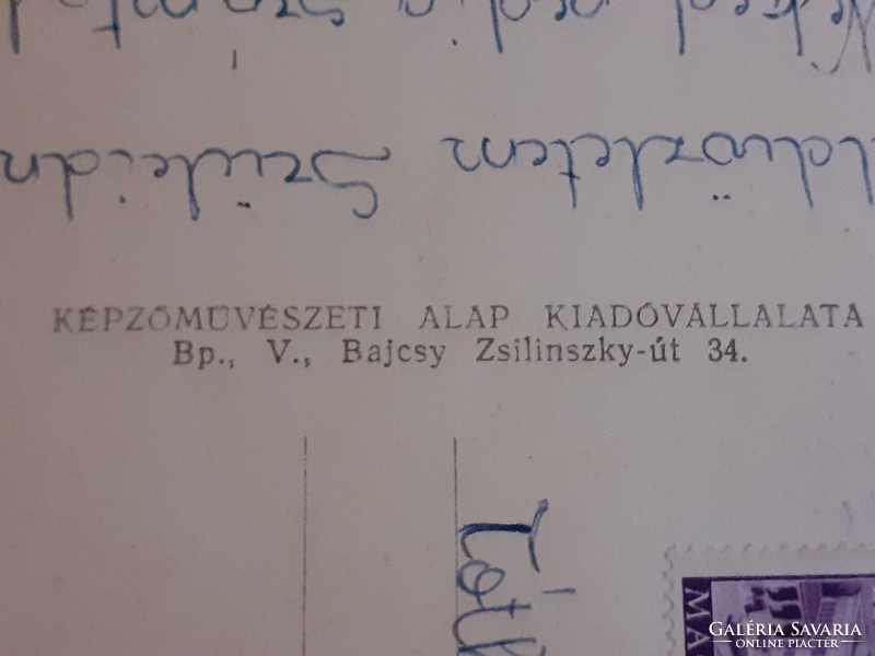 Old postcard mosonmagyaróvár photo postcard